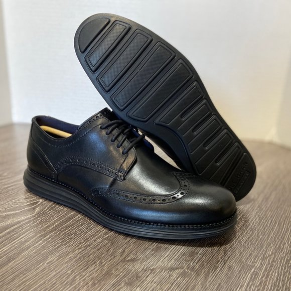 Cole Haan Men Original Grand Shortwing Oxford Shoes Black C27984 Choose Size NEW main image 8